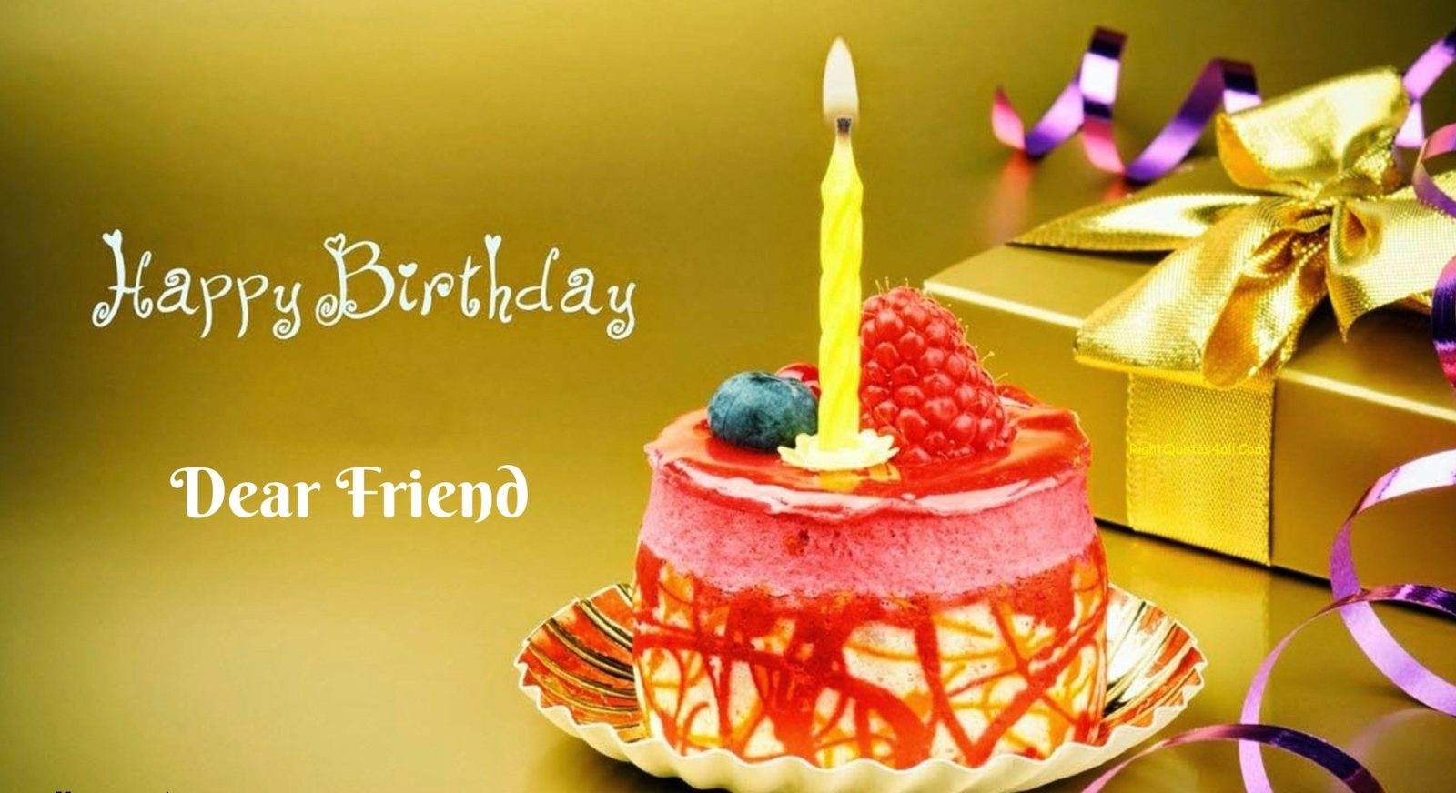 Birthday Wishes For Friend
 Happy Birthday Wishes For a Friend Happy Birthday Quotes