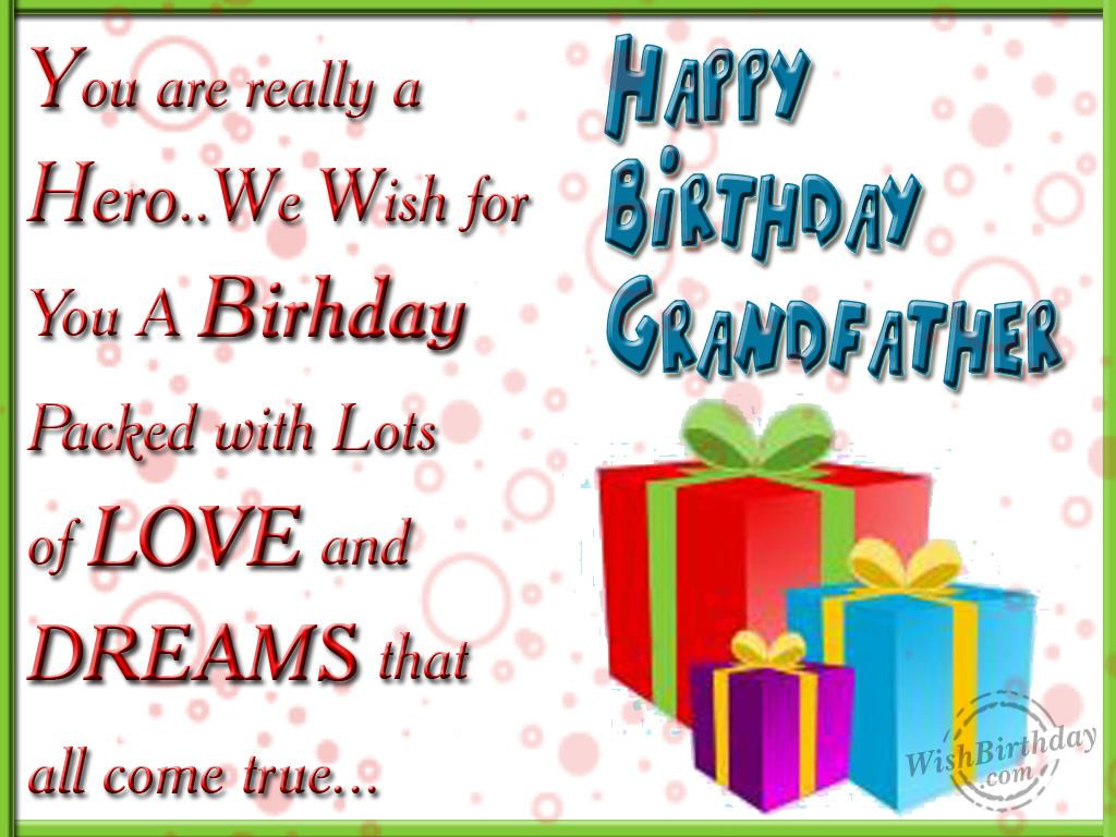 Birthday Wishes For Grandpa
 Birthday Wishes For Grandpa