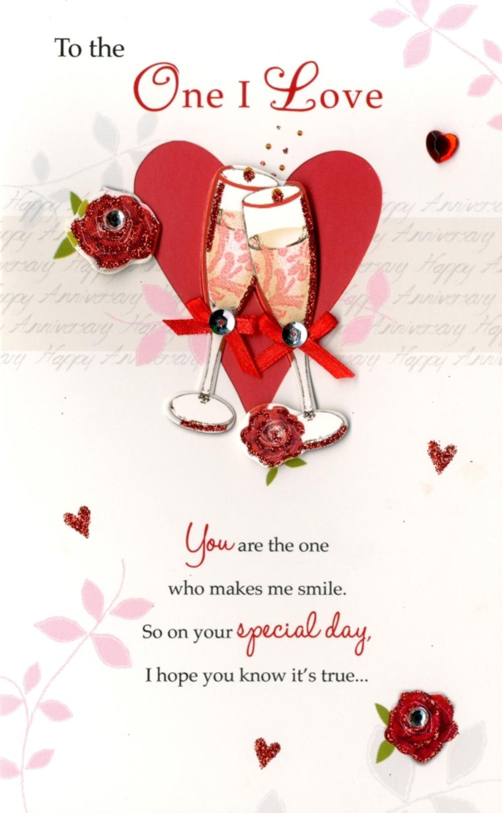 Birthday Wishes For Loved One
 Happy Birthday To The e I Love Greeting Card