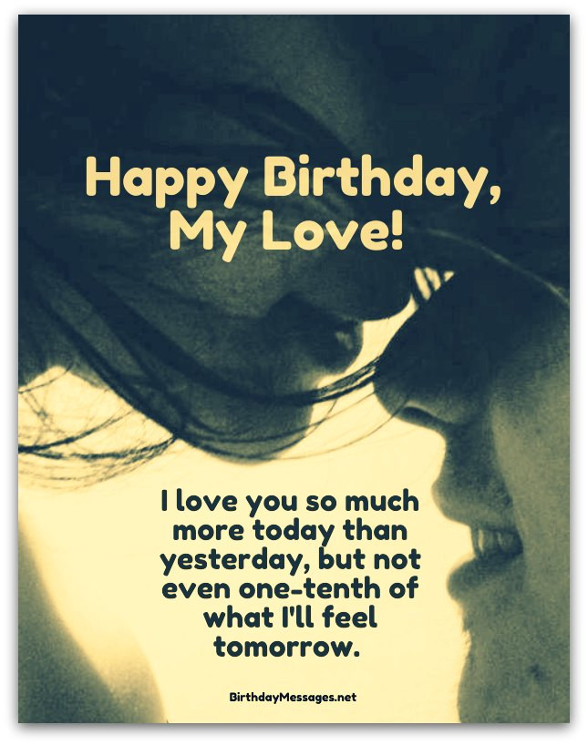 Birthday Wishes For Loved One
 Romantic Birthday Wishes & Birthday Quotes Birthday Messages