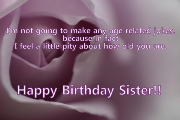 Birthday Wishes For Older Sister
 Birthday Wishes For Elder Sister