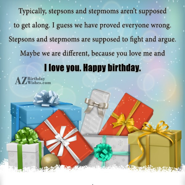 Birthday Wishes For Stepson
 90 Step Son Birthday Wishes Segerios