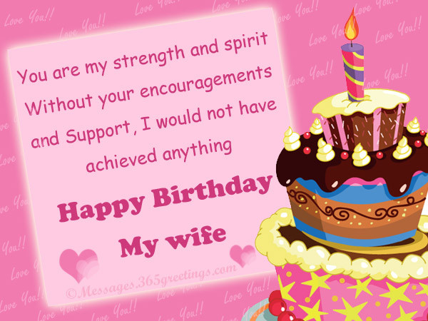 Birthday Wishes For Your Wife
 Birthday Wishes for Wife 365greetings