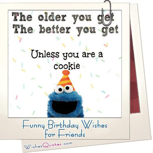Birthday Wishes Friend Funny
 Funny Birthday Wishes for Friends and Ideas for Maximum