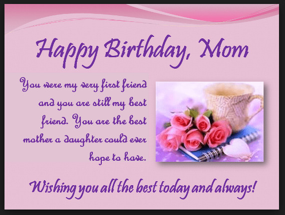 Birthday Wishes From Mom To Daughter
 Heart Touching 107 Happy Birthday MOM Quotes from Daughter