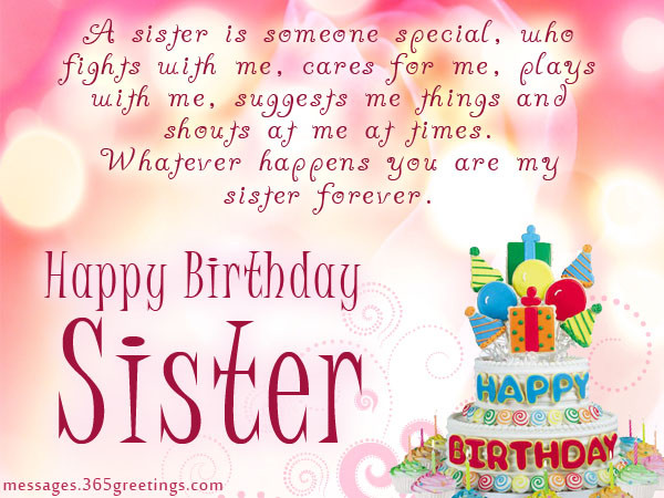 Birthday Wishes Sister
 Birthday wishes For Sister that warm the heart