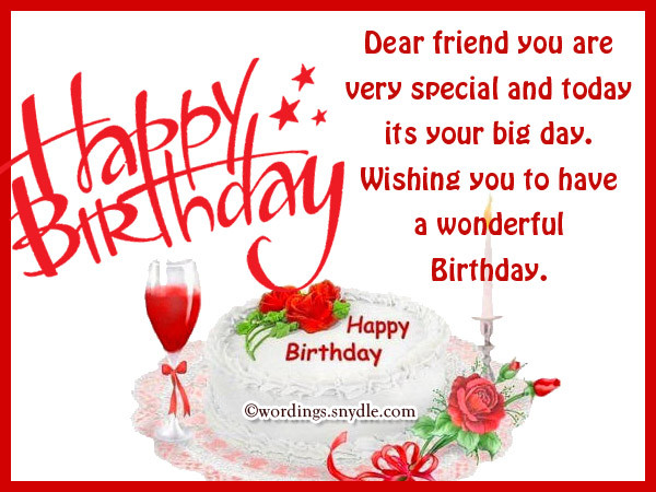Birthday Wishes To A Good Friend
 Best 11 Special Birthday Wishes For A Friend Nice Love