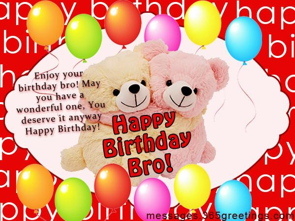 Birthday Wishes To Brother From Sister
 Birthday Wishes for Brother 365greetings