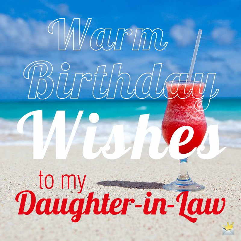 Birthday Wishes To Daughter In Law
 Happy Birthday Daughter in law