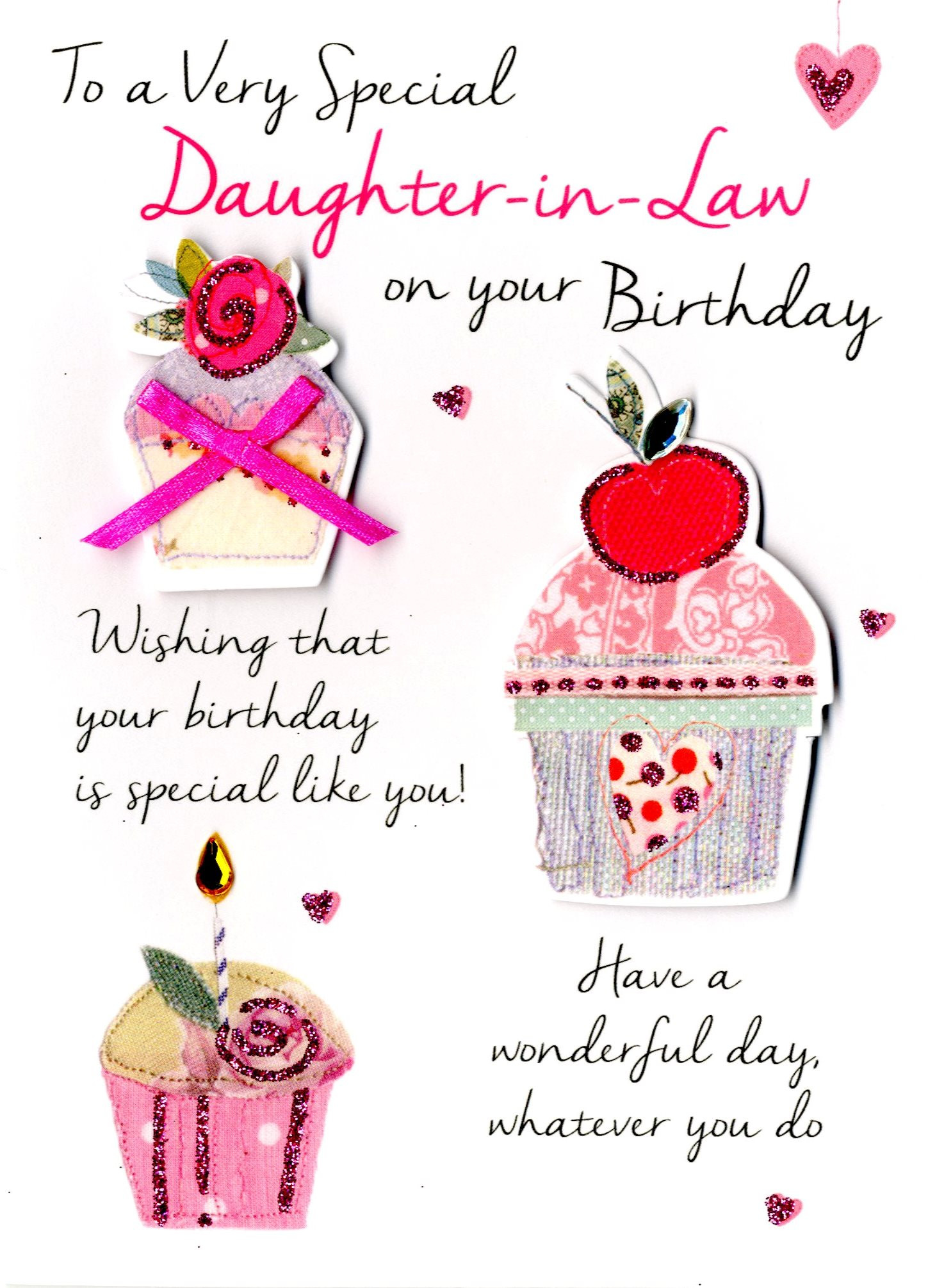 Birthday Wishes To Daughter In Law
 Special Daughter In Law Birthday Greeting Card
