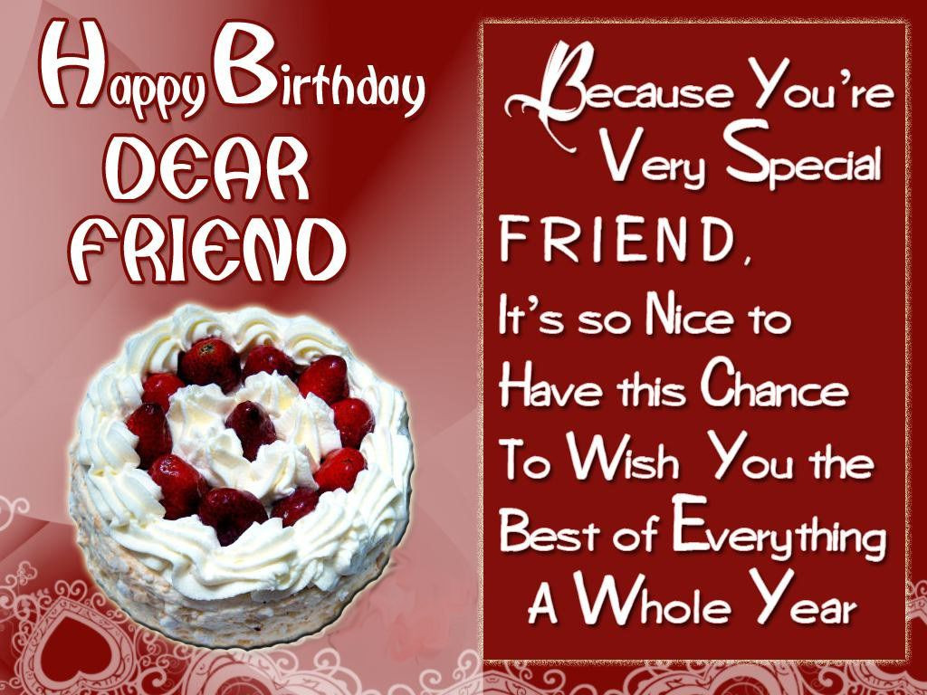 Birthday Wishes To Special Friend
 greeting birthday wishes for a special friend This Blog