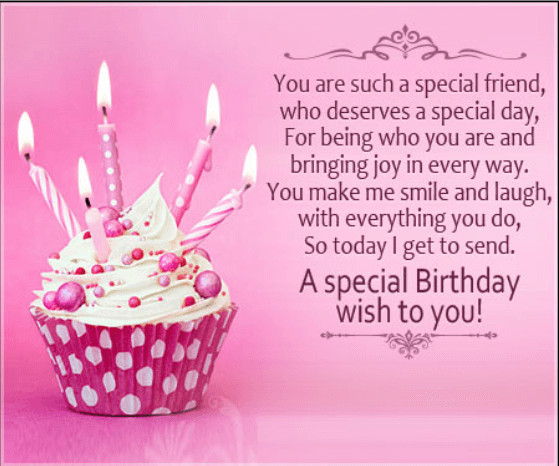 Birthday Wishes To Special Friend
 Happy Birthday Quotes and Wishes For a Friend 2020