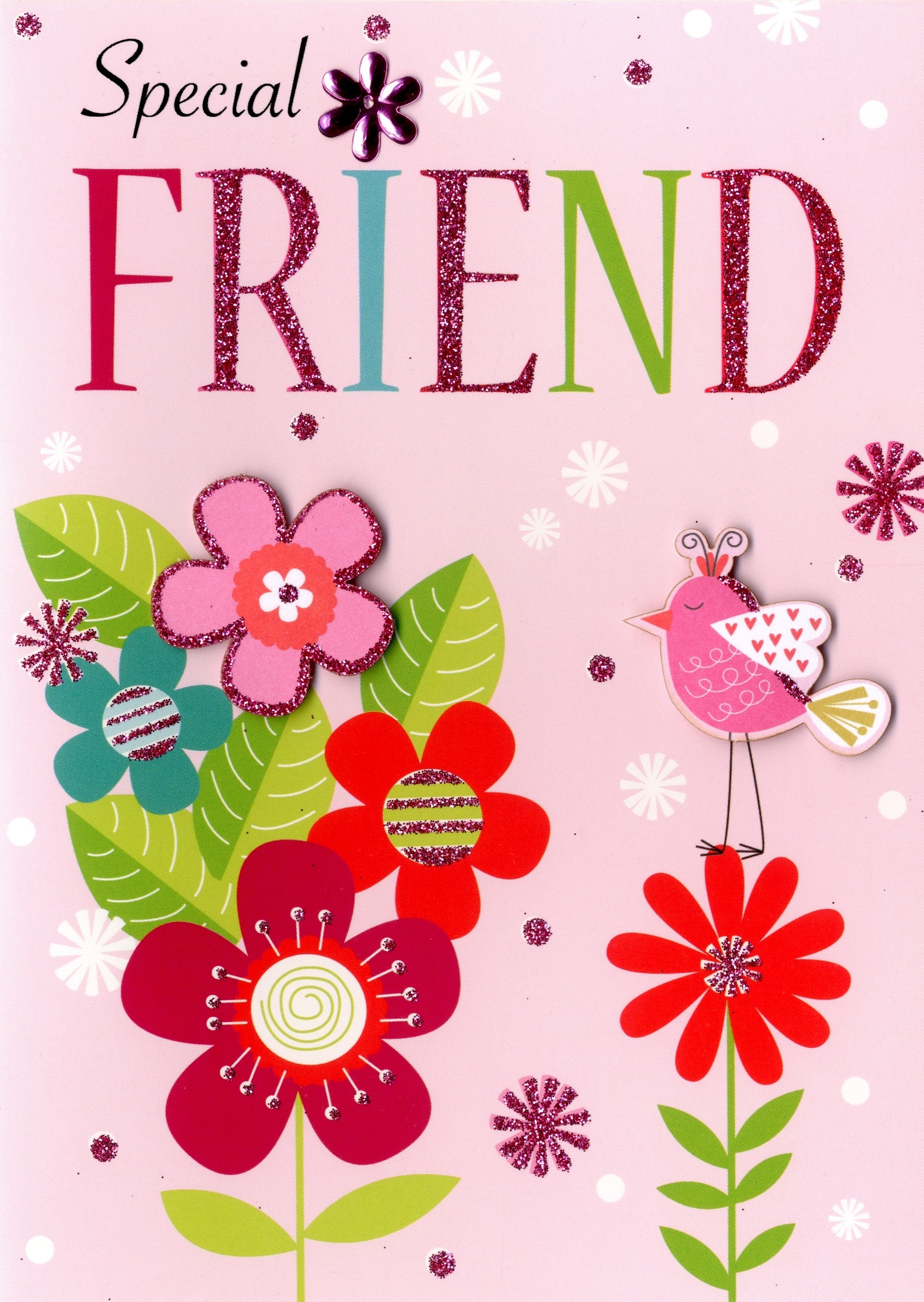Birthday Wishes To Special Friend
 Special Friend Birthday Greeting Card