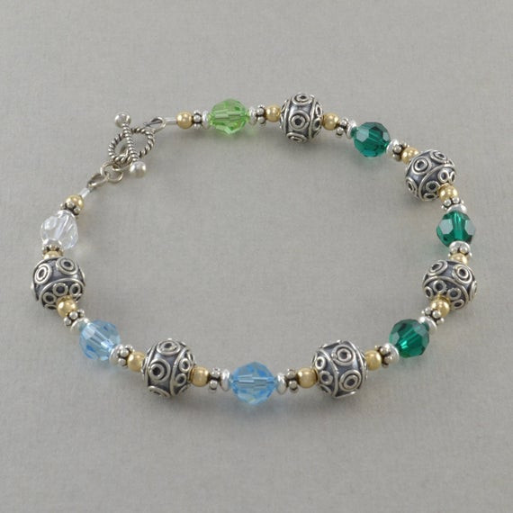 Birthstone Bracelet For Mom
 Mothers Bracelets Birthstone Bracelet by SixSistersBeadworks