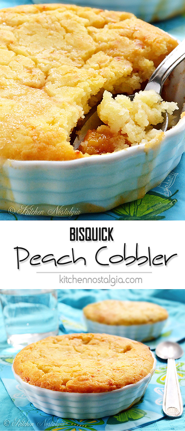 Bisquick Fruit Cobbler
 Bisquick Peach Cobbler