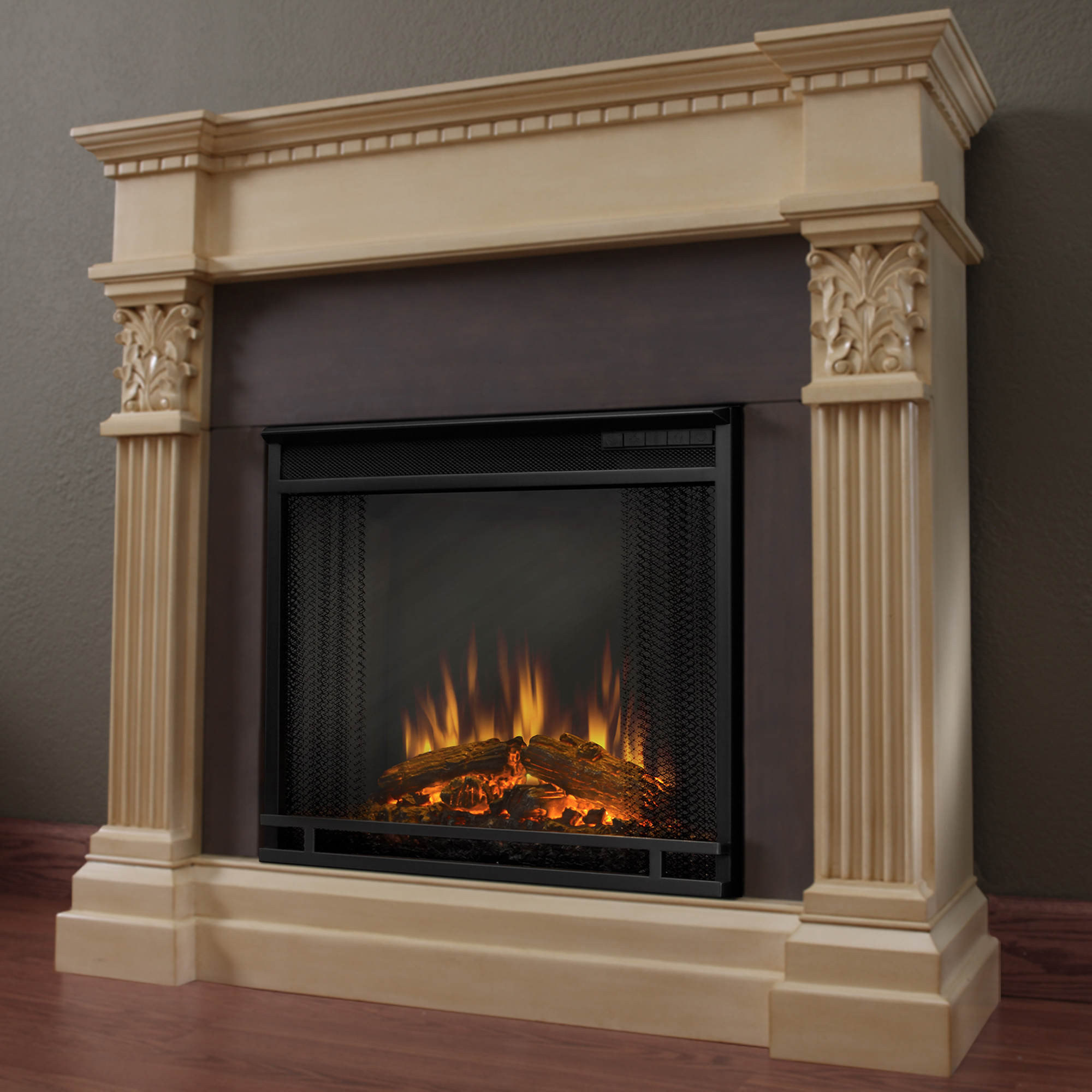 Bjs Electric Fireplace
 Real Flame Gabrielle Electric Fireplace Antique White