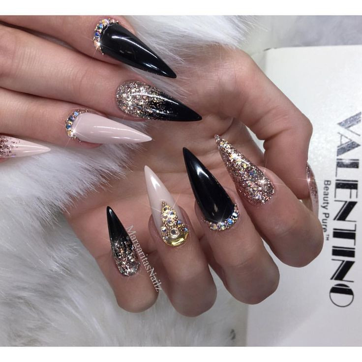 Black And Nude Nail Designs
 best Nail Art & Designs images on Pinterest