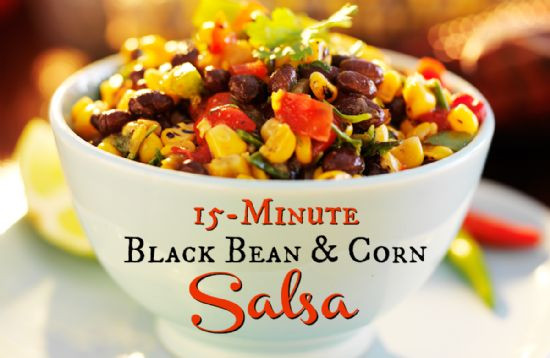 Black Bean Salsa Recipe Easy
 15 Minute Black Bean and Corn Salsa Recipe