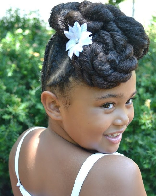 Black Flower Girl Hairstyles
 Best Graphic of Black Flower Girl Hairstyles