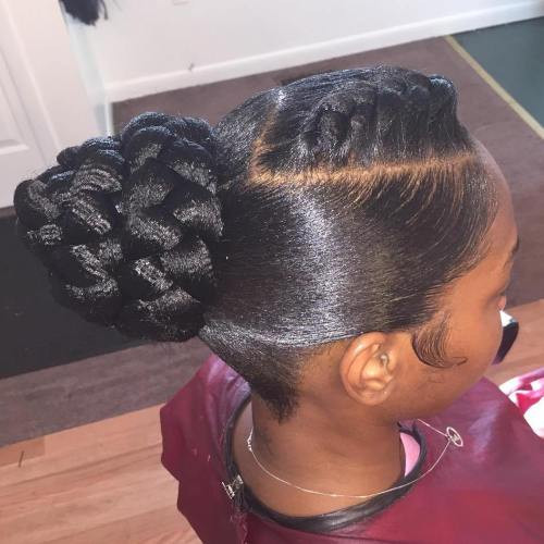 Black Hairstyles Updo Buns
 50 Cute Updos for Natural Hair