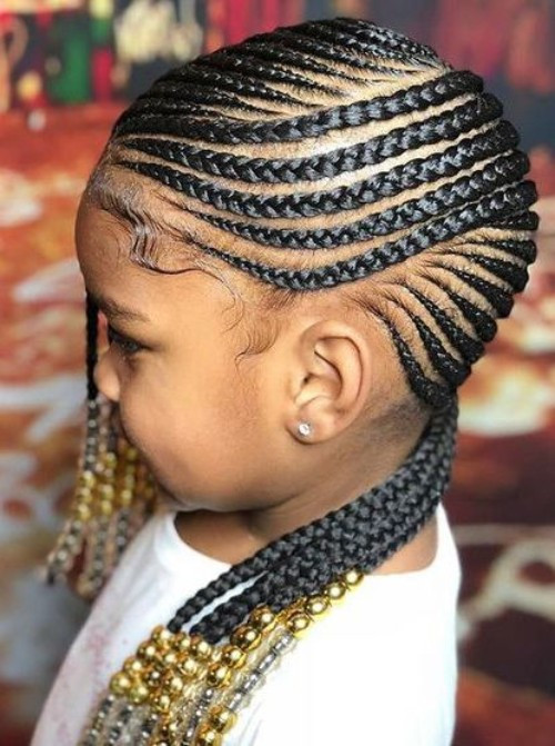 Black Kids Hair Styles
 Black Kids Hairstyles with Beads