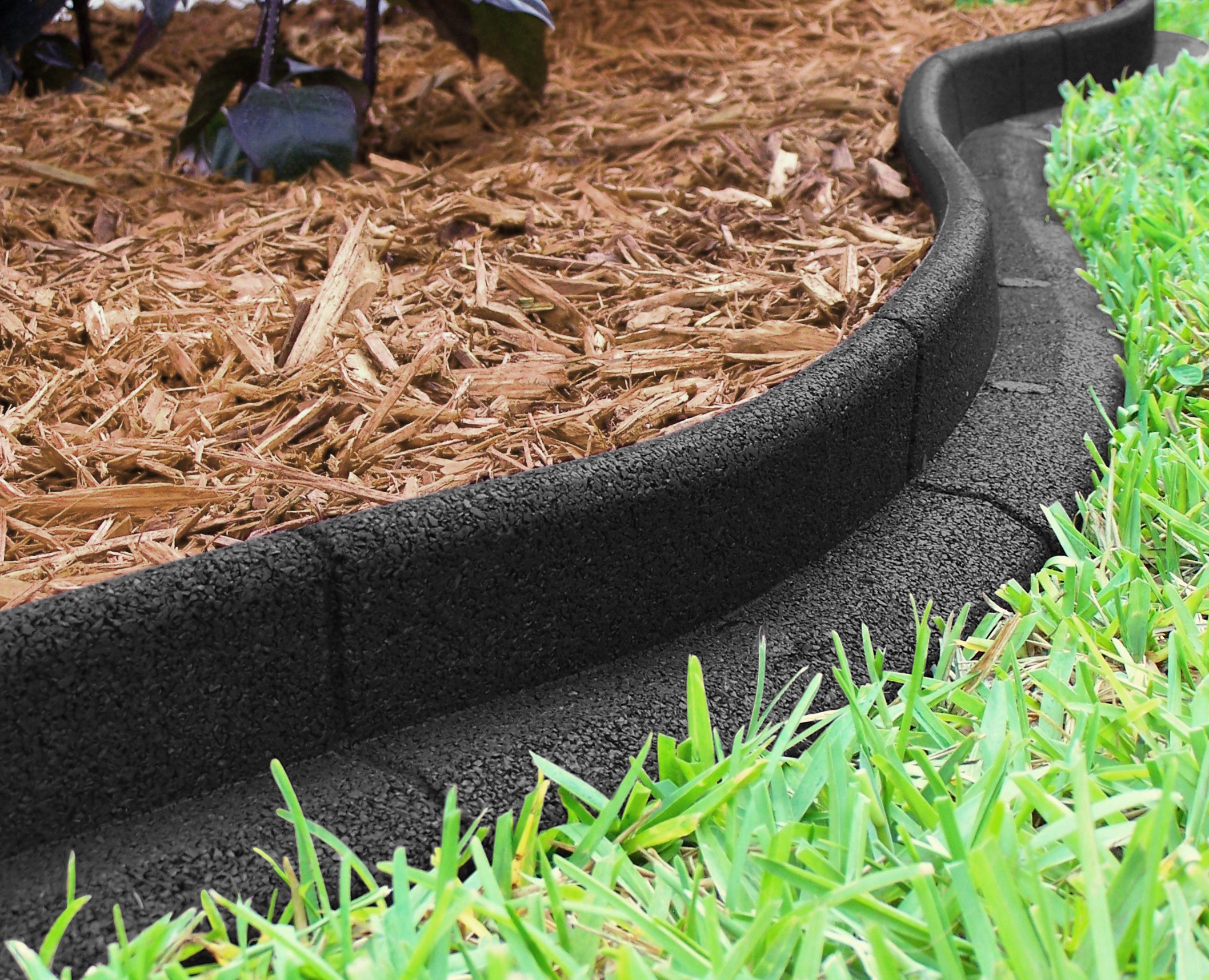 Black Landscape Edging
 Ecoborder 24 Ft No Dig Landscape Edging Black Walmart