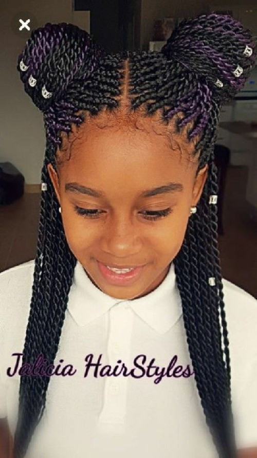 Black Little Girl Hairstyles With Weave
 Little Black girls’ 40 Braided Hairstyles