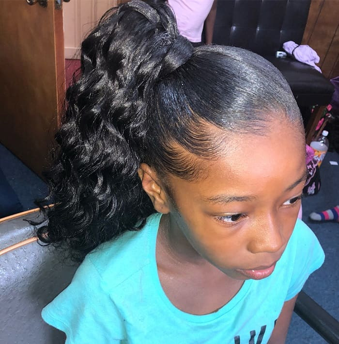 Black Little Girl Hairstyles With Weave
 15 of The Cutest Ponytail Hairstyles for Little Black Girls