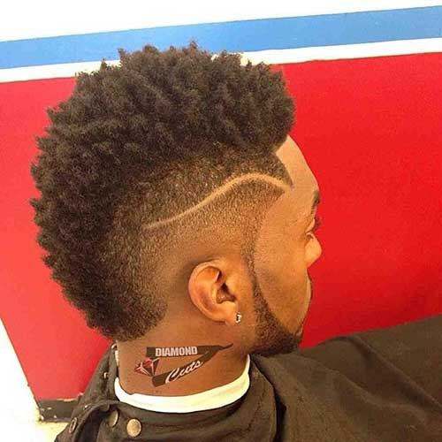 Black Male Haircuts Mohawk
 Haircuts For Black Men With Curly Hair