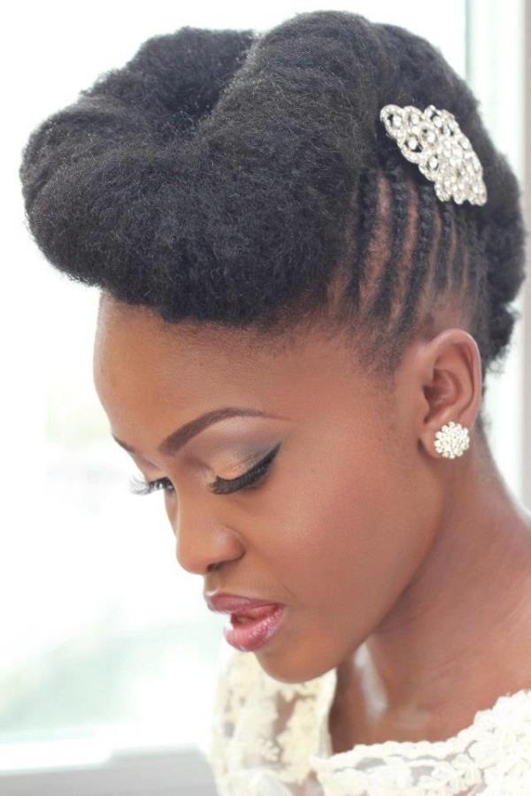 Black Natural Wedding Hairstyles
 12 natural black wedding hairstyles for the offbeat and on