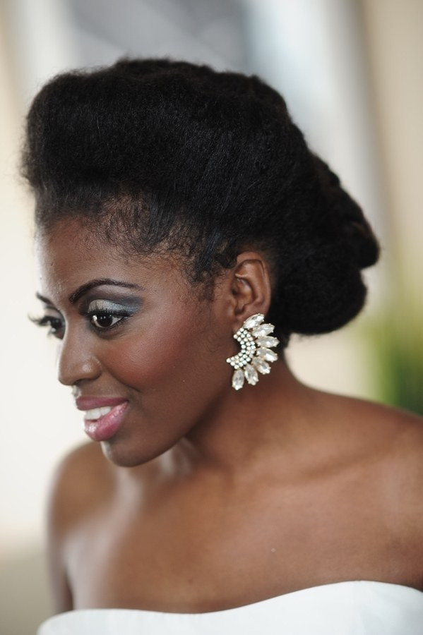 Black Natural Wedding Hairstyles
 Charming Black Women Wedding Hairstyles