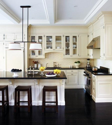 Black Tile Kitchen
 black tile floors kitchen3