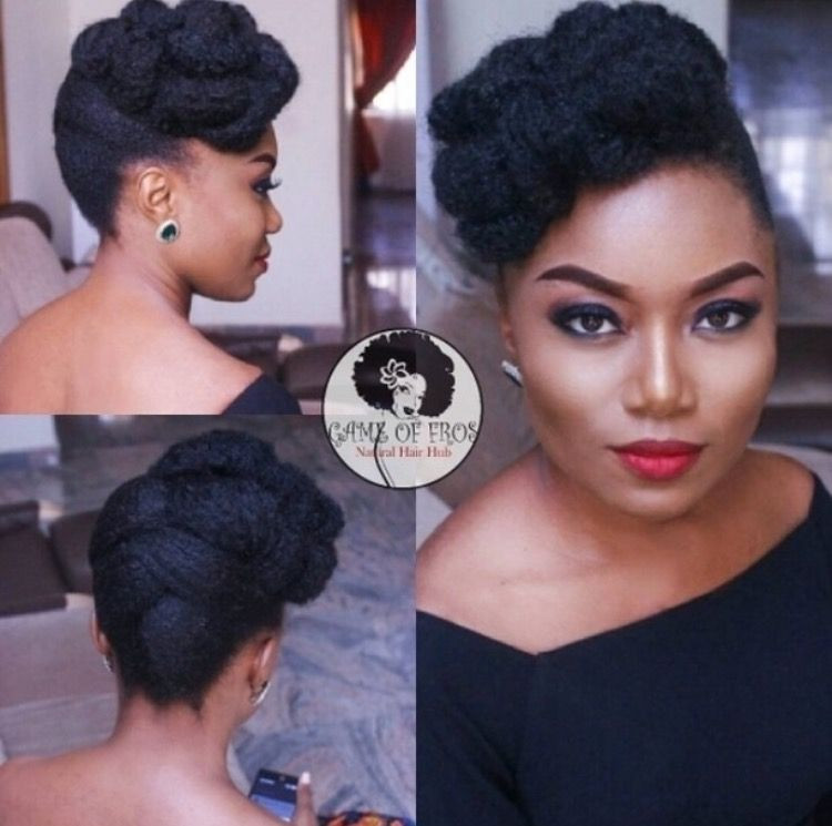 Black Updo Hairstyles With Weave
 NATURAL HAIR UPDO