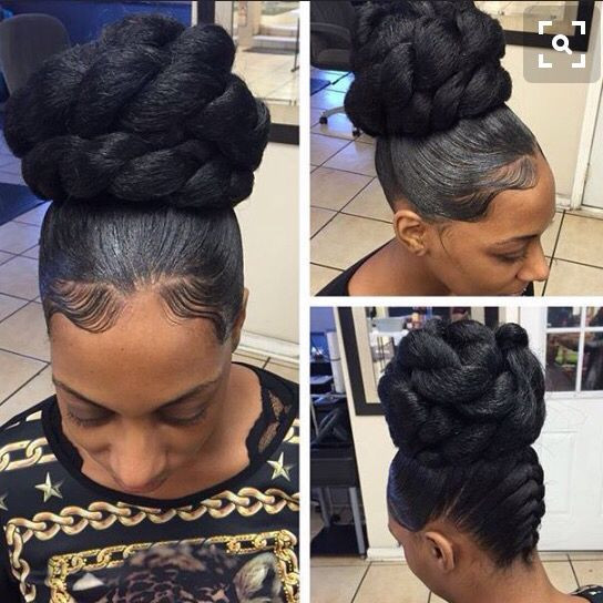 Black Updo Hairstyles With Weave
 18 best images about Weave UpDos on Pinterest