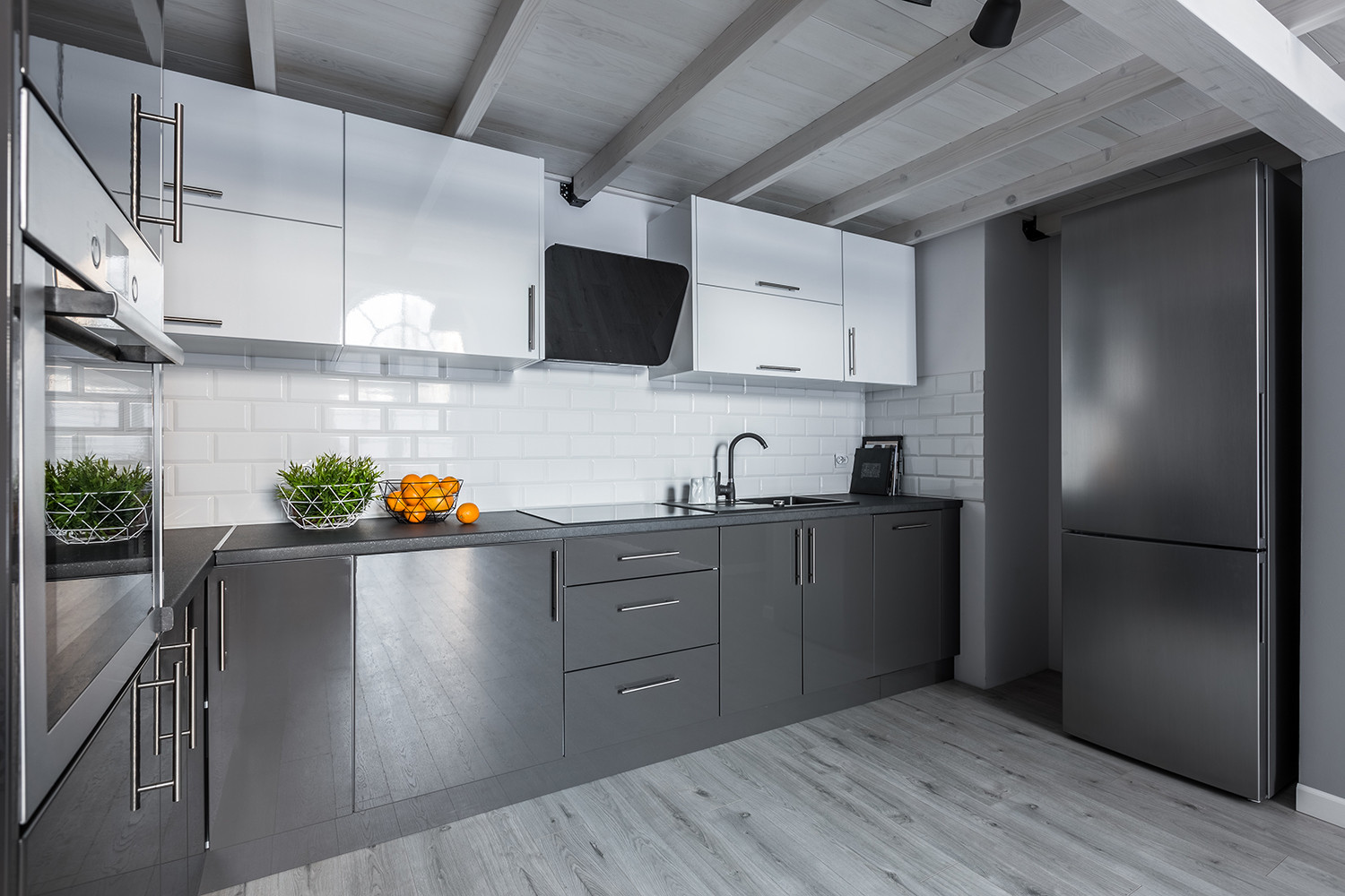 Black White And Grey Kitchen
 Is Grey the new colour of choice for Kitchens Ross s