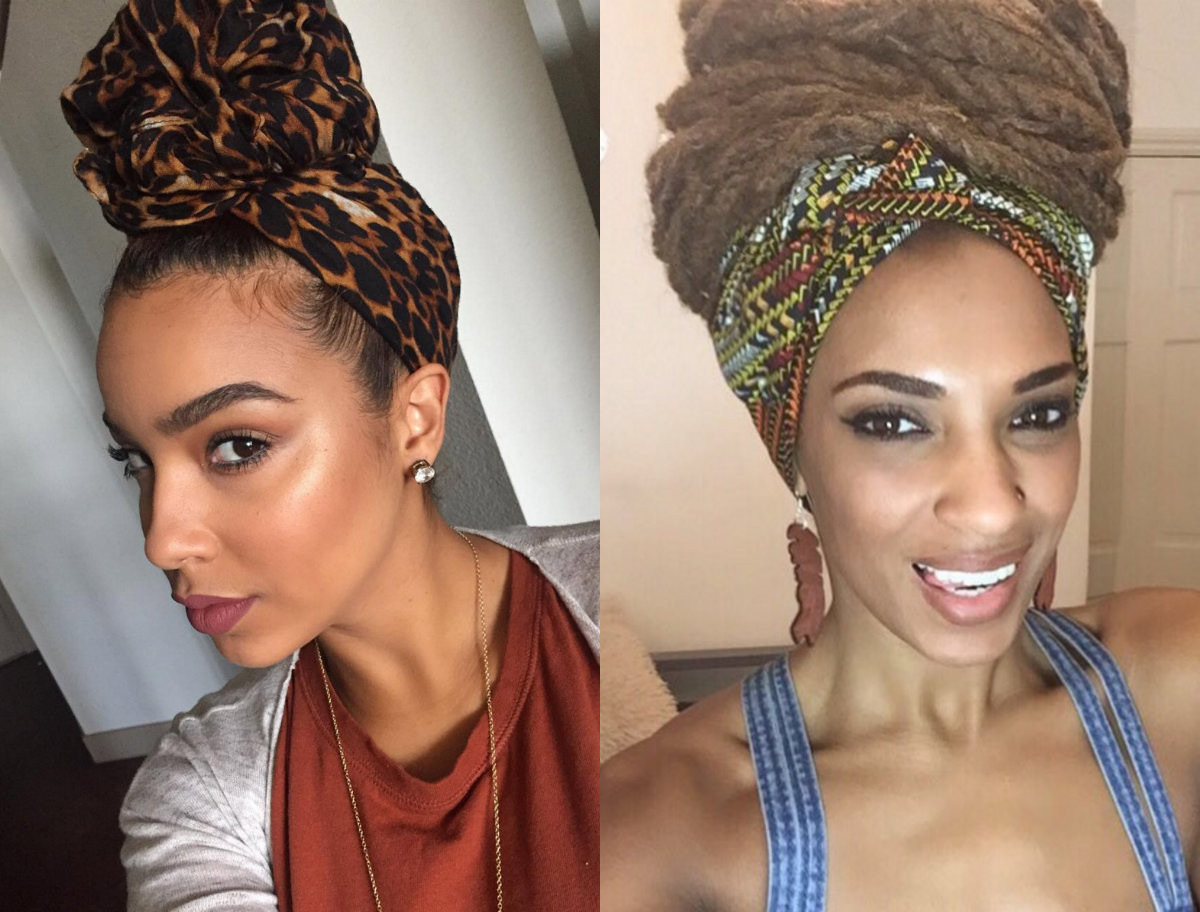 Black Wrap Hairstyles
 Black Women Hairstyles With Head Wraps To Show f