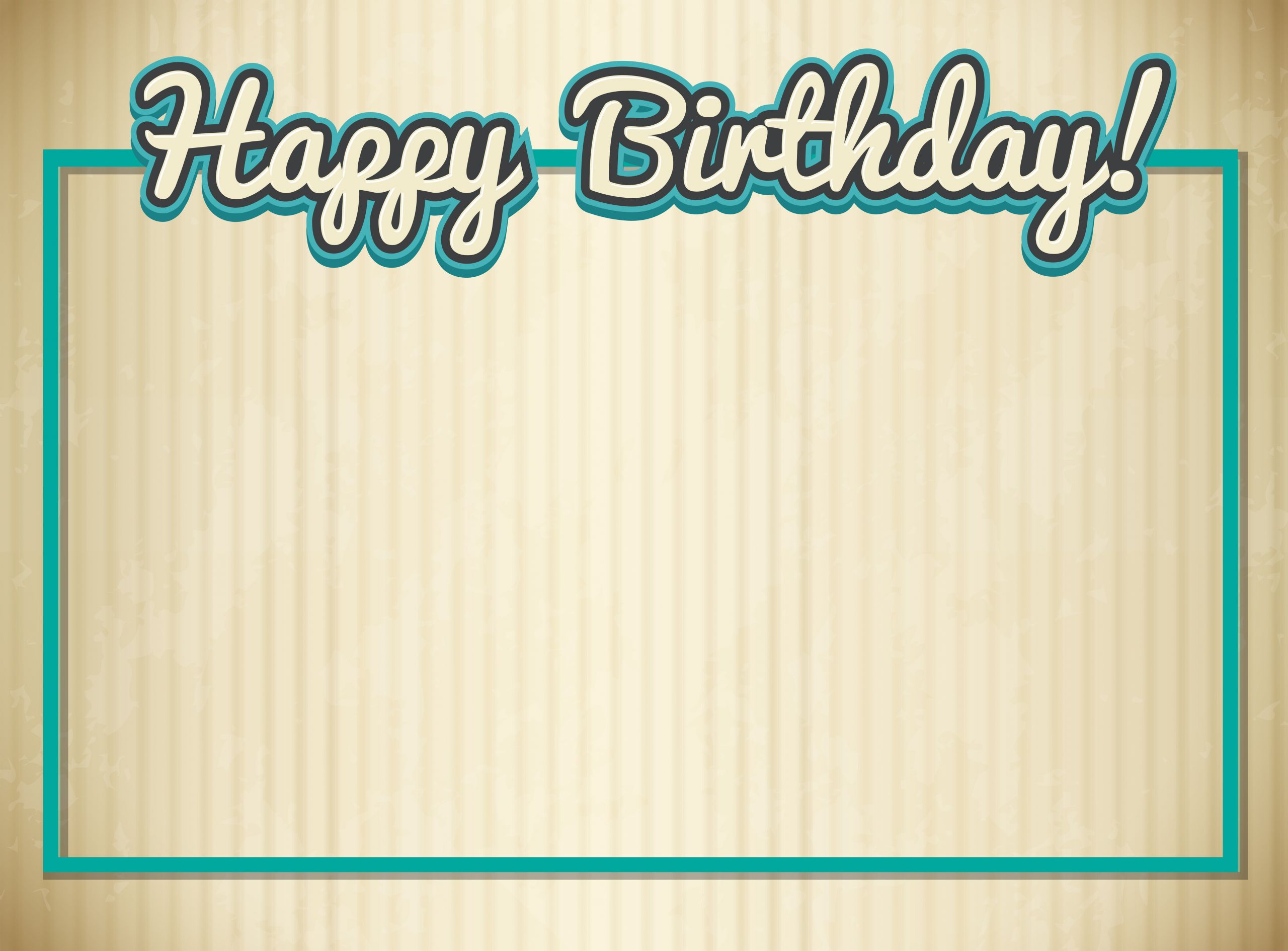 Blank Birthday Cards
 Blank birthday card template Download Free Vectors