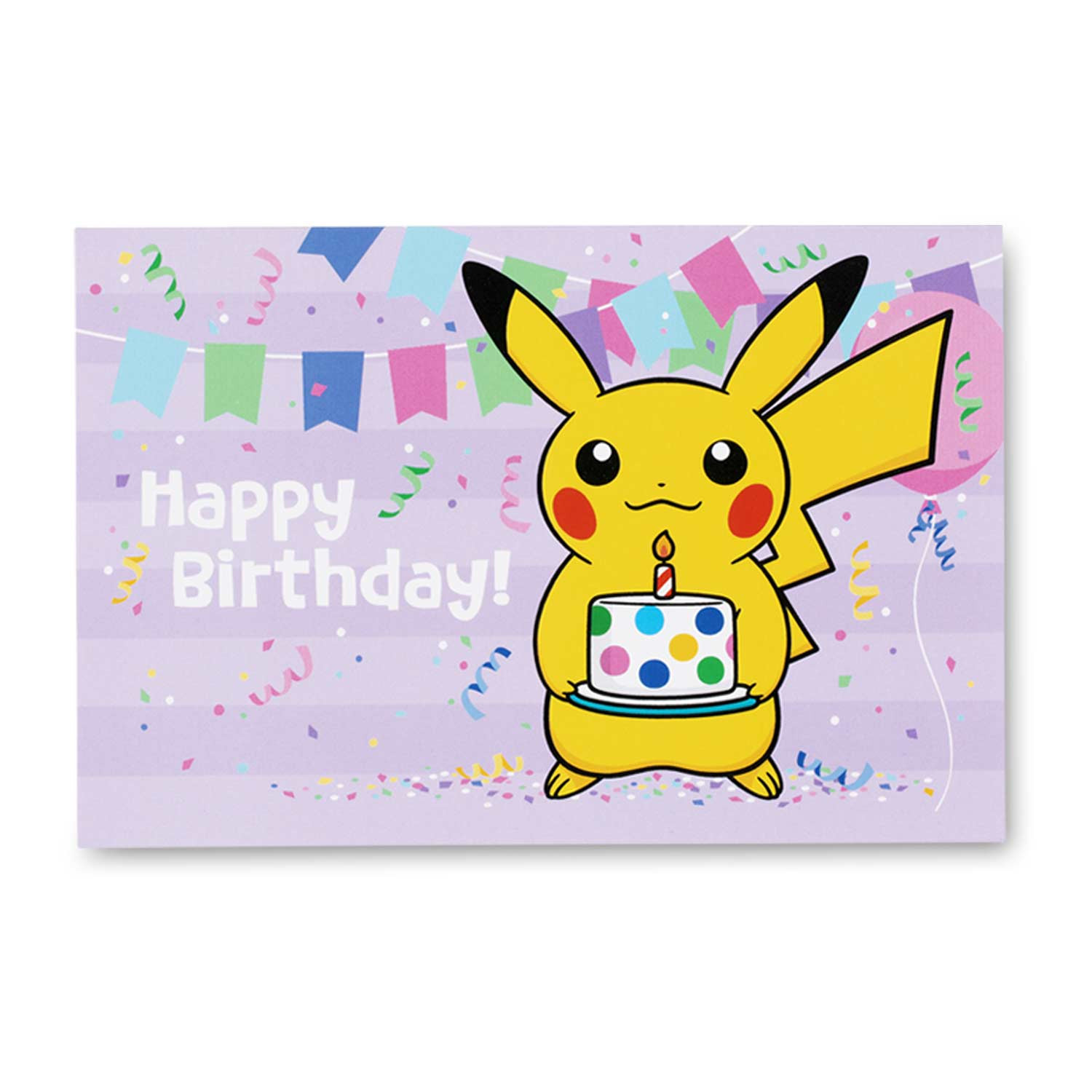 Blank Birthday Cards
 Pikachu Greeting Card Set 6 Birthday 2 Thank You & 4