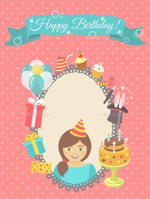 Blank Birthday Cards
 Blank Birthday Templates – 20 Free PSD EPS In Design