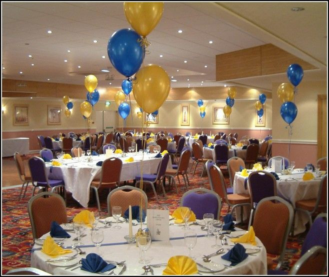 Blue And Gold Graduation Party Ideas
 blue and gold party decorations 658×554