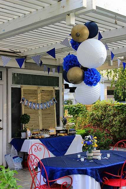 Blue And Gold Graduation Party Ideas
 1000 images about Blue & Gold Graduation on Pinterest