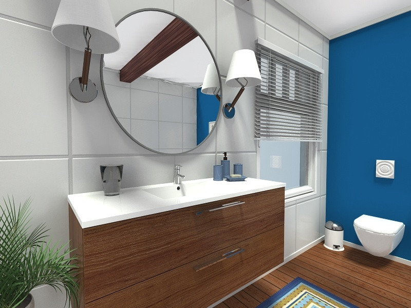 Blue And White Bathroom Decor
 RoomSketcher Blog