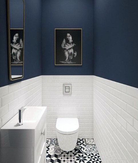 Blue And White Bathroom Decor
 Top 50 Best Blue Bathroom Ideas Navy Themed Interior Designs