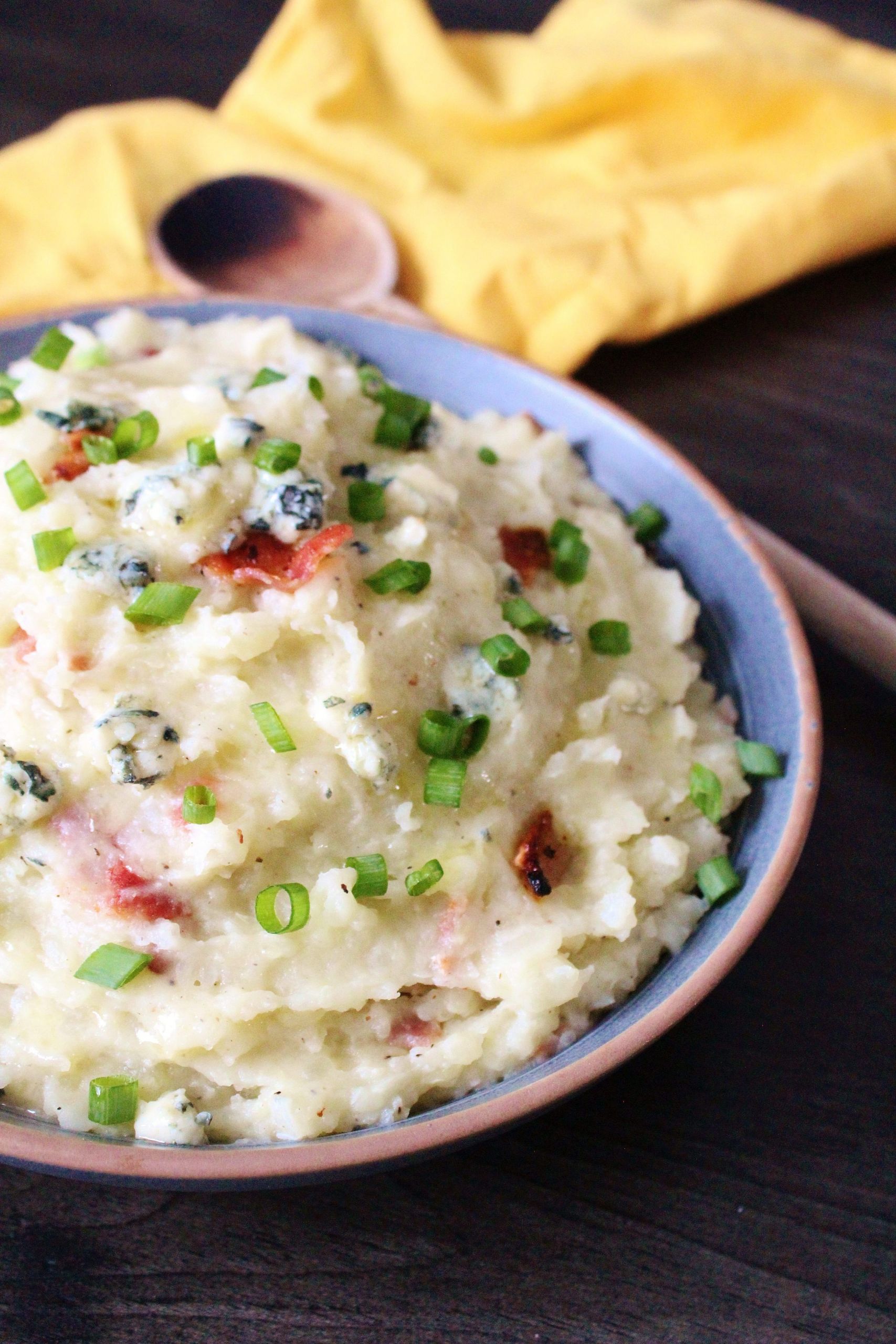 Blue Cheese Mashed Potatoes
 Bacon Blue Cheese Mashed Potatoes