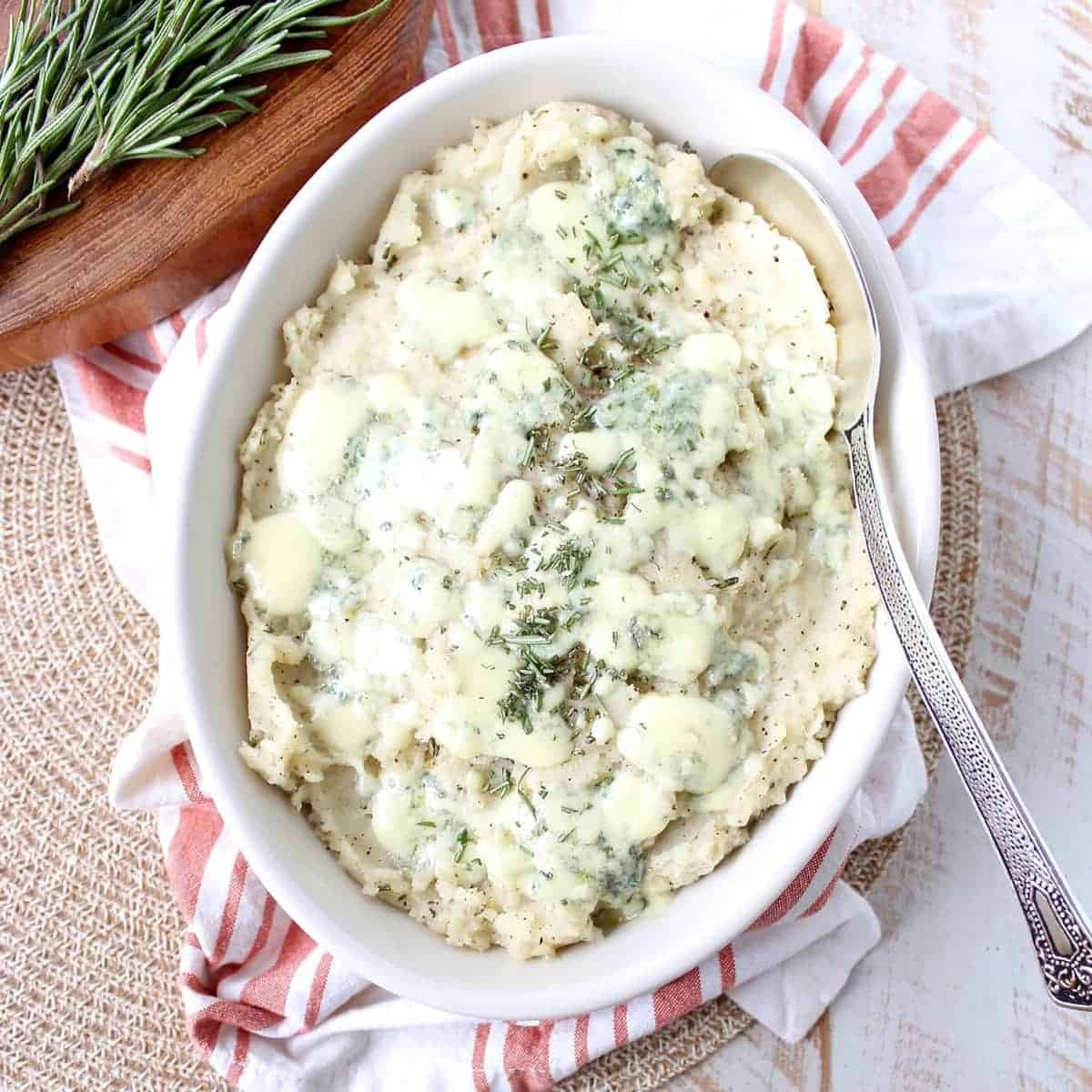 Blue Cheese Mashed Potatoes
 Blue Cheese Mashed Potatoes with Rosemary WhitneyBond