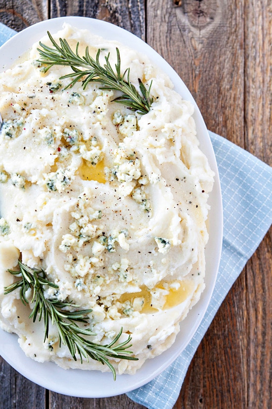 Blue Cheese Mashed Potatoes
 Blue Cheese Rosemary Mashed Potatoes