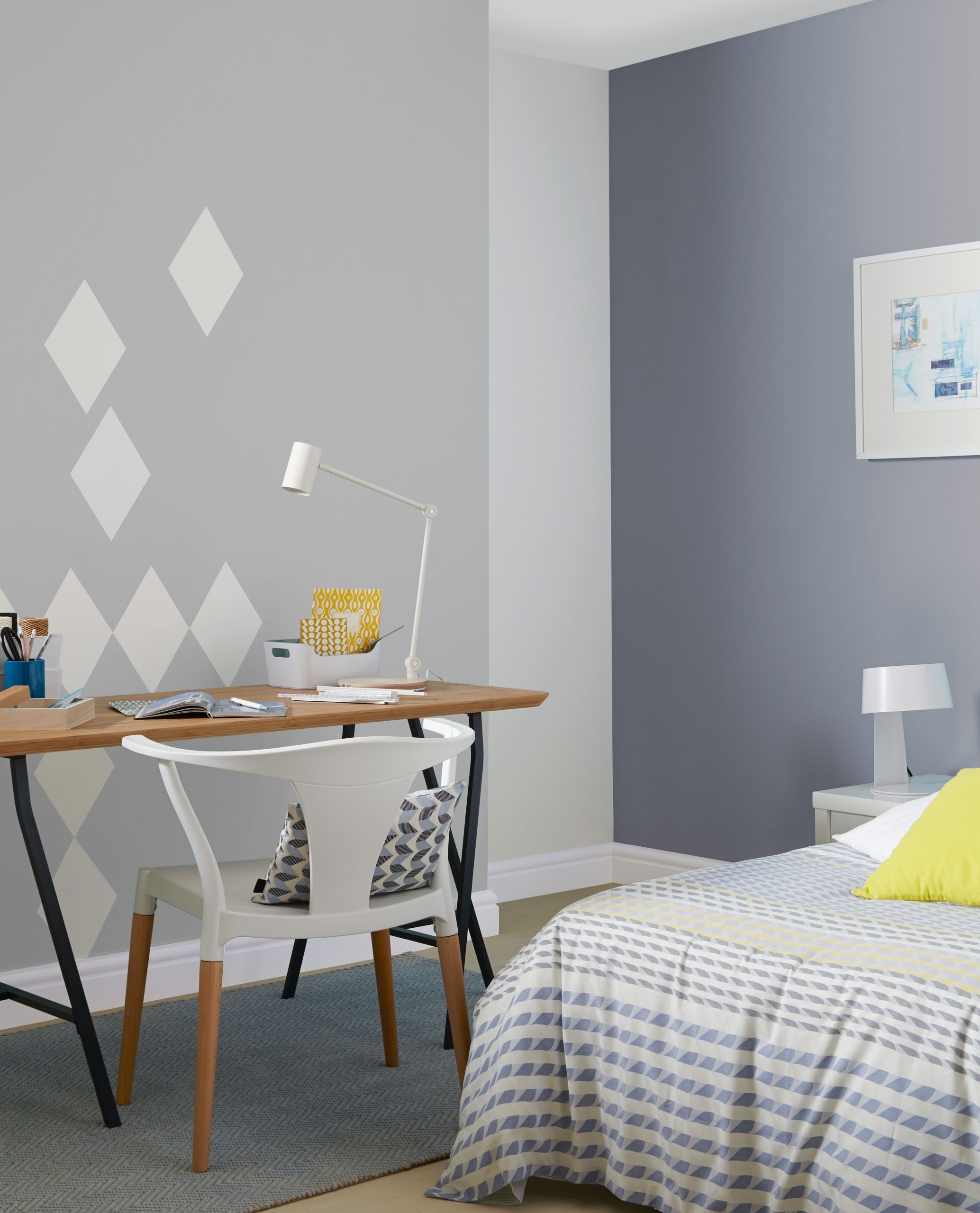 Blue Gray Paint Bedroom
 Blue Grey Paint Ideas from Crown Paints