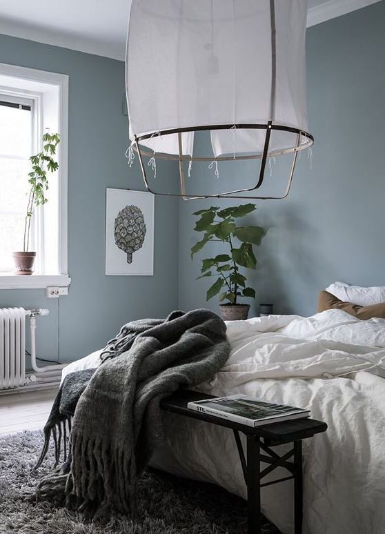 Blue Gray Paint Bedroom
 Blue grey bedroom