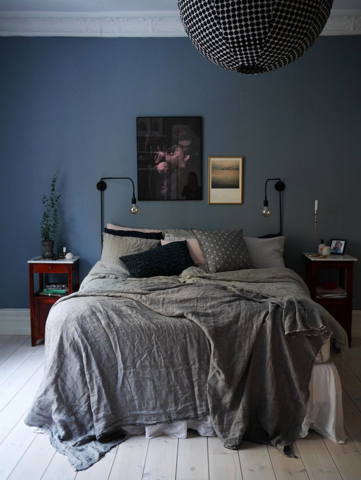 Blue Gray Paint Bedroom
 20 Beautiful Blue And Gray Bedroom Designs