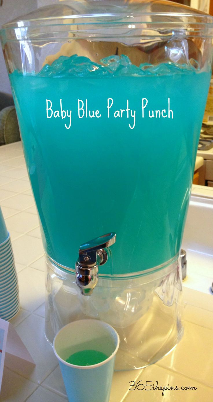 Blue Hawaiian Punch Recipes For Baby Showers
 Pink Punch & Blue Punch easy baby shower recipes